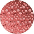 thumbnail image 1 of Ahgly Company Indoor Round Patterned Love Red Area Rugs, 7' Round, 1 of 6