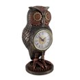 thumbnail image 1 of Bronze / Copper Finish Steampunk Owl Mantel Clock, 1 of 4