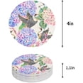 thumbnail image 1 of FMSHPON Hydrangea and Crane Watercolor Style Set of 4 Round Coaster for Drinks, Absorbent Ceramic Stone Coasters Cup Mat with Cork Base for Home Kitchen Room Coffee Table Bar Decor, 1 of 6