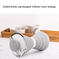 thumbnail image 6 of Silicone Folding Cup Travel Cup Sports Water Bottle Outdoor Silicone Folding Cup Water Bottle Retractable Folding Water Bottle with Lids, 6 of 8