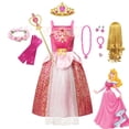 thumbnail image 2 of Disney Bella Durmiente Aurora Cosplay disfraz niños ropa niñas princesa vestido rosa carnaval graduación cumpleaños fiesta vestido 5T Gao Jinjia LED, 2 of 2