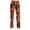 Brown-A-20720aa, variant on Funny Pumpkin Ghost Pj Pants Women Fall Halloween Pj Bottoms for Women Vintage Ghost Pattern Elastic Waist Womens Sleep Pants