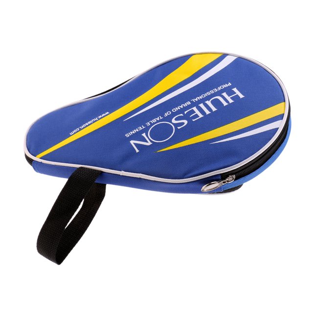 Eigraketly Estuche para raqueta de tenis de Funda para bolsa de raqueta de ping pong Bolsa de almacenamiento de bolas Azul Tenis de