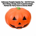thumbnail image 2 of Halloween Pumpkin Squishy Toy with Slow Rising Soft Pu Foam, Single-Pack, Orange Jack-O'-Lantern Design, for Halloween Party Favors, Squeeze Toy, 2 of 3