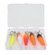 thumbnail image 1 of Cuchara de pesca ANGGREK 5 uds Anzuelo triple de pesca en hielo de invierno con caja, 1 of 8
