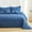 Cosmic Navy, variant on MarCielo 3 Piece Cotton Oversized Bedspread Quilt Set Tmonica Natural Beige - Twin