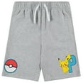 thumbnail image 5 of POKEMON Boys Pickachu Hooded Muscle T- Shirt and Shorts Clothing Set- Little and Big Boys Sizes 4-20, 5 of 9