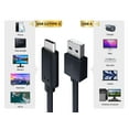 thumbnail image 4 of Cable Leader 6in USB 2.0 Type-A to Type-C Male Cable, Black, 4 of 5