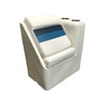 thumbnail image 2 of Horizon Manufacturing Premium Pontoon Furniture Set 6 PC Premium 021 AADK White/Navy/Blue, 2 of 4