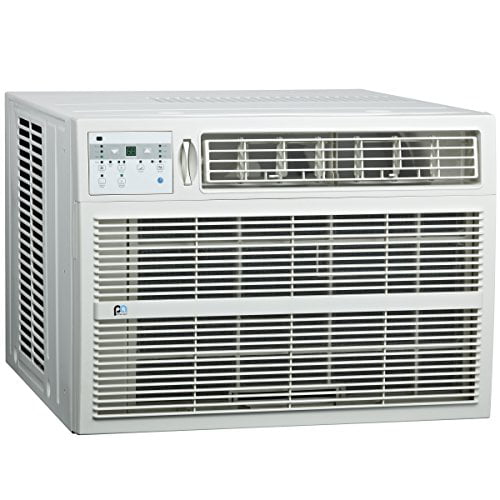 GARRISON 2477811 R-410A Through-The-Wall Heat/Cool Air Conditioner with Remote Control 8000 BTU White