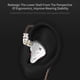 thumbnail image 5 of KZ ZSX Auricular con cable 3.5mm Jack Earbud Hybrid Technology 5ba 1DD Portátil Deportes Portátil Correr Llamada Auriculares Música Auriculares Negro Regular Dido Hogar, 5 of 6