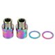 thumbnail image 1 of Nimomo Extensor de Pedal de Bicicleta de 20mm, adaptadores de Pedales de Ciclismo de aleación de Titanio, espaciadores de Pedal, husillo extendido para Bicicleta de montaña(Vistoso), 1 of 5