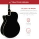 thumbnail image 4 of Best Choice Products Bajo eléctrico acústico - Tamaño completo, 4 cuerdas, bajo con trastes - Negro, 4 of 5