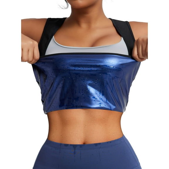 Vaslanda Women's Premium Workout Tank Top Slimming Polymer Sauna Vest
