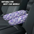 thumbnail image 3 of Yuyamidu Purple Butterfly Armrest Cover for Car Soft Car Front Seat Armrest Covers Reusable Automobile Armrest Protector Accessories for Most Cars Trucks SUVs, 3 of 7
