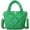 Green, variant on Kukuzhu Puffer Tote Bag Small Quilted Crossbody Bag Women Down Cotton Padded Shoulder Bag Lightweight Hobo Handbag