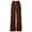 Brown, variant on Girls Pants with Bow Printed Loose Fit Straight Leg Athletic Casual Pants for Daily Wear Navy Size 10-11 Years
