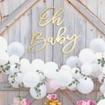 thumbnail image 3 of Letrero De Placa Con Letra Oh Baby, 2 Componentes De Madera, Letrero Oh Baby, Decoraciones Recortadas, Decoración De Guardería Para Revelación De Género, Telón De Fondo,, 3 of 7
