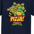 thumbnail image 3 of Teenage Mutant Ninja Turtles - Turtles and Pizza - Men's Short Sleeve Graphic T-Shirt, 3 of 5