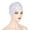 White, variant on LEKODE Satin Lined Hats for Women Summer Beanies for Women Turbin Women's Head Wraps Satin Turban for Men Turbans for Women Fashion Hair Wrap Black One Size