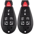 thumbnail image 3 of cciyu Keyless Entry Remote Smart Key Fob Shell Case 2008-2010 Fit for Chrysler 300 2.7L 2008-2010 Fit for Chrysler 300 3.5L 7 Buttons IYZC01C,05026197AD,05026197AF,56046708AA,IYZ-C01C,56046708AG, 3 of 4