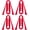 Red, variant on Car Door Shock Absorber Pad, Silicone, 4-Pack, Noise Reduction, for SUV Truck