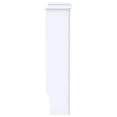 thumbnail image 3 of vidaXL Radiator Cover with Top Shelf, Hide Cluttered Pipes, MDF, 55.5-80.7''x7.5''x32.1'', White, 3 of 6