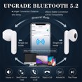 thumbnail image 6 of Bluetooth Headphones 5.2,Wireless Sport Headset IPX7 Stereo Waterproof In-Ear Earphones Integrated HD Mic Headsets,for AirPods/Android/iPhone Earbuds, 6 of 10