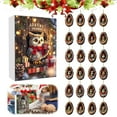 thumbnail image 2 of LanSuare Advent Calendar 2025 with 24 Forest Animals Ornaments, Christmas 24 Days Countdown Calendar, Christmas Tree Decorations, Party Favor Gifts for Grandkids Teen, 2 of 7
