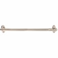 thumbnail image 6 of Classic Traditional 24" Grab Bar with Brass Construction - Finish: Satin Nickel, 6 of 7