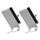 thumbnail image 1 of Bathroom Glass Door Hook Stainless Steel Over Door Towel Hook 2Pcs, 1 of 4