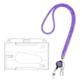 thumbnail image 1 of Cute Pattern Neck Lanyard,Multi-Purpose Key Lanyard,Id Card Holding Strap,Stylish Appearance Long Neck Hanging Lanyard Has Soft Comfortable Strap Body,It Is Used for Hanging Keys,Purple, 1 of 9