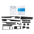 thumbnail image 1 of Juego de molduras de reposabrazos para tablero de instrumentos, embellecedor Interior de fibra de carbono de 14 Uds., apto para Porsche Panamera 970 2010-2016, 1 of 11