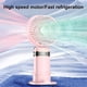 thumbnail image 2 of Ventilador de mano, molino de viento, carga USB, pequeño ventilador de escritorio para estudiantes, ventilador de mano de verano para viajes al aire libre, 2 of 3