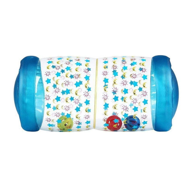 BRIGHTFUFU Equipo de entrenamiento inflable del juguete de la práctica del gateo del juguete del rodillo de arrastre del bebé