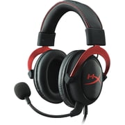 HyperX Cloud II - Gaming Headset, 7.1 Surround Sound, Memory Foam Ear Pads, Durable Aluminum Frame, Detachable Microphone, Works with PC, PS5, PS4, Xbox Series X|S, Xbox One – Red