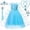 Dress & 6 Accessories, variant on Aximioll Little Girls Fairy Tale Princess Dress, Halloween Party Elegant Princess Dress up Clothes, Toddler Princess Cosplay Outfits for Girls Age 2 - 12 Years, Blue/100