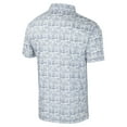 thumbnail image 3 of Men's Colosseum Blue Georgia Tech Yellow Jackets It's Time! Allover Print Polo, 3 of 3