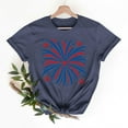 thumbnail image 2 of Axiiglly T Shirts for Women Flag Print Cotton Shirts Casual Crew Neck 4th of July T-Shirt Patriotic Graphic Tee Independence Day Short Sleeve Tops, 2 of 8