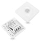 thumbnail image 4 of Interruptor de sensor de movimiento corporal PIR, interruptor de sensor infrarrojo ajustable de alta sensibilidad ABS, interruptor de sensor de movimiento corporal infrarrojo, diseño elevado, 4 of 11