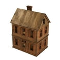 thumbnail image 3 of 1:72 Scale Architecture Building Model Kits 2 Tier House for Micro Landscape, 3 of 8
