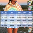 thumbnail image 4 of JUSLIO Womens Sweatshirt Hooded Tie Dye Hoodies Long Sleeve Casual Comfortable Everyday Sweatshirts, 4 of 5