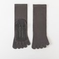 thumbnail image 2 of AWZXDE Women's Grip Yoga Socks, Split Toe Dance Socks Grey,One Size, 2 of 3