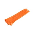 thumbnail image 4 of Uxcell Cable Ties Cable Zip Ties Adjustable Cable Tie Wraps Self-Locking Nylon 7.87" x  0.1" Orange 100pcs, 4 of 5