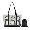 thumbnail image 7 of FORMRS Laptop Tote Bag for Women with 15.6" Computer Compartments Handbag, Cute Puffin, 7 of 7