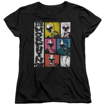 Power Rangers - Its Morphin Time - Women's Short Sleeve Shirt - XX-Large