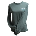 thumbnail image 2 of Southern Attitude I Have a Good Heart But Bless This Mouth Heather Gray Long Sleeve Women's Shirt, 2 of 2