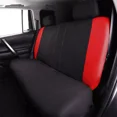 thumbnail image 3 of Flying Banner Car Seat Covers Front Rear Full Set Protectors Auto Interior Car Accessories Rear Bench Split 40/60 50/50 60/40 Piping Sporty Red Black, 3 of 3