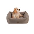 thumbnail image 3 of Martha Stewart Charlie 4-Sided Polyester Pet Bed with Removable in Brown, 3 of 3