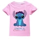 thumbnail image 1 of Camisetas con estampado de Lilo y Stitch para niños y niñas, camisetas de manga corta con cuello redondo, 1 of 2